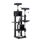 Notre arbre à chat xxl de couleur gris foncé sur fond blanc